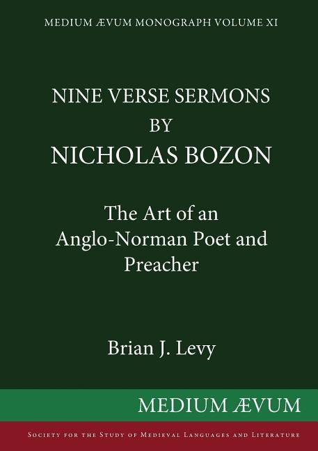 Front cover_Nine Verse Sermons by Nicholas Bozon