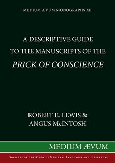 Couverture_A Descriptive Guide to the Manuscripts of the Prick of Conscience