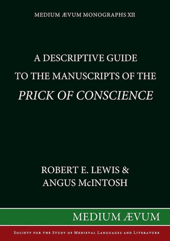 Couverture_A Descriptive Guide to the Manuscripts of the Prick of Conscience