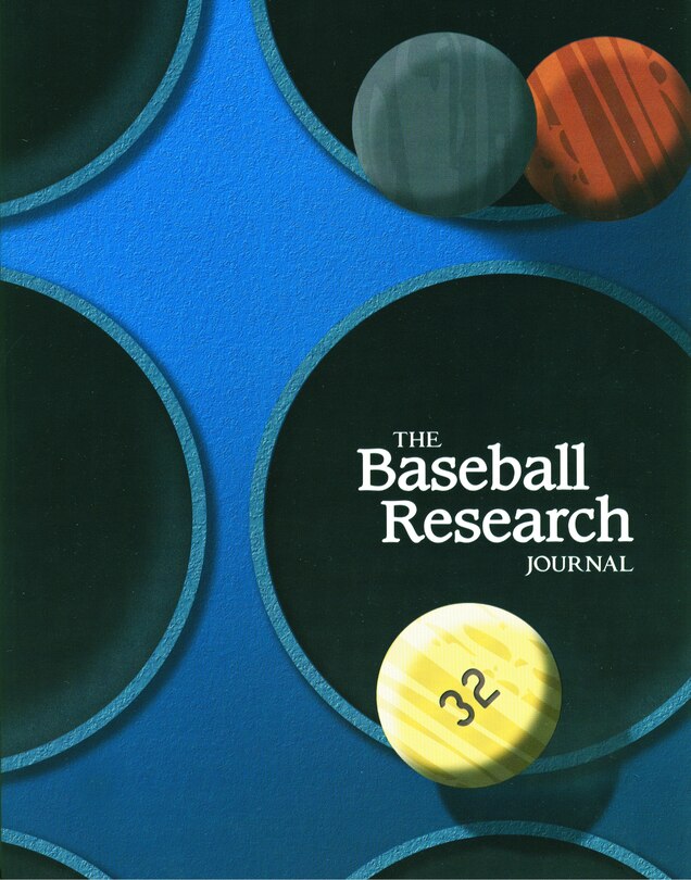 Front cover_The Baseball Research Journal (BRJ), Volume 32