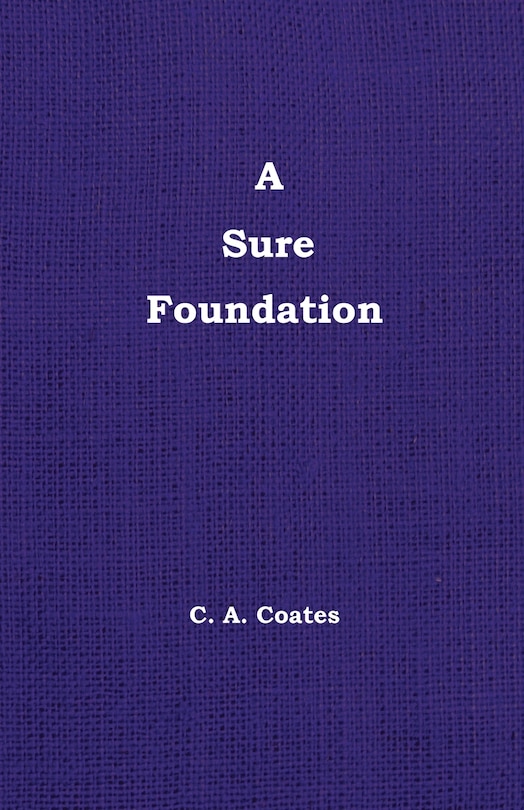 Couverture_A Sure Foundation