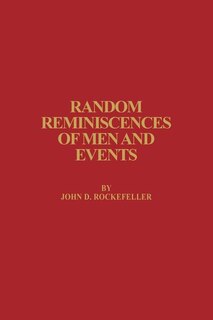Front cover_Random Reminiscences of Men and Events