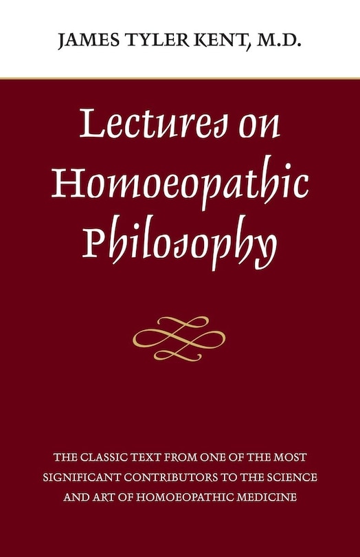 Front cover_Lectures On Homeopathic Philosophy