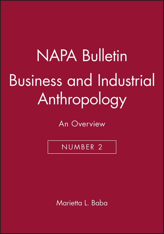 Front cover_Business and Industrial Anthropology