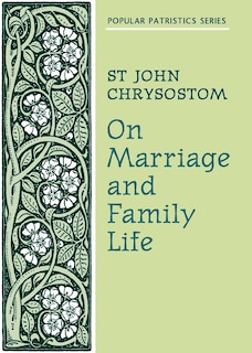 Front cover_On Marriage and Family Life