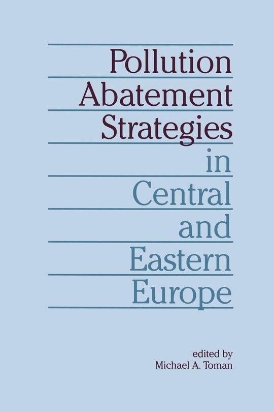 Couverture_Pollution Abatement Strategies in Central and Eastern Europe
