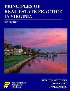 Front cover_Principles of Real Estate Practice in Virginia