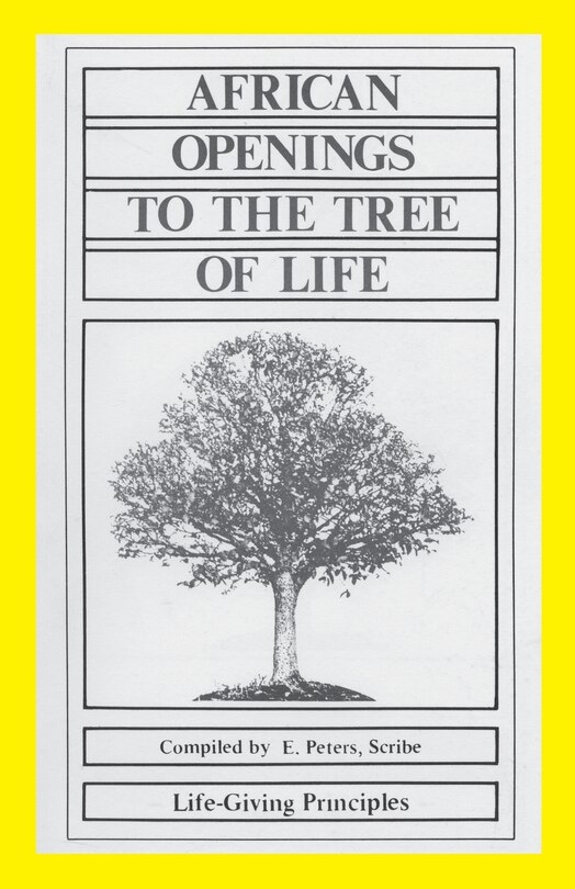 Front cover_African Openings to the Tree of Life