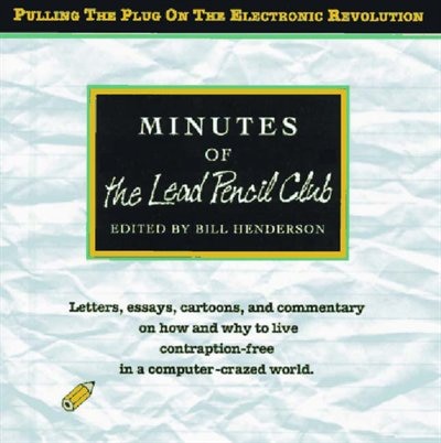 Front cover_Minutes Of The Lead Pencil Club