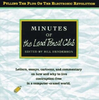 Couverture_Minutes Of The Lead Pencil Club