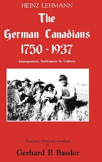 Front cover_The German Canadians 1750-1937