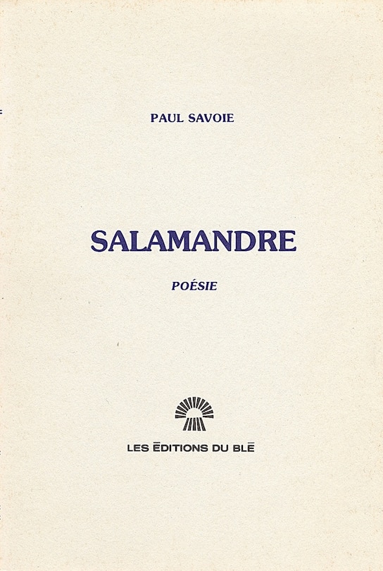 Front cover_Salamandre