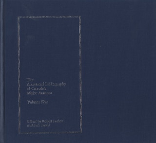 Couverture_The Annotated Bibliography of Canada’s Major Authors