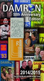 Front cover_Damron Men's Travel Guide: 50th Edition