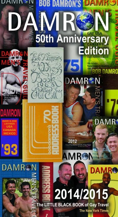 Front cover_Damron Men's Travel Guide: 50th Edition