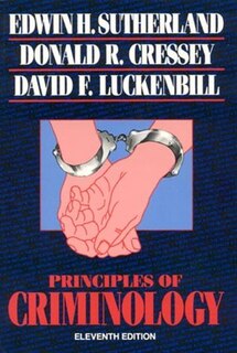 Front cover_Principles Of Criminology