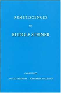Front cover_Reminiscences of Rudolf Steiner