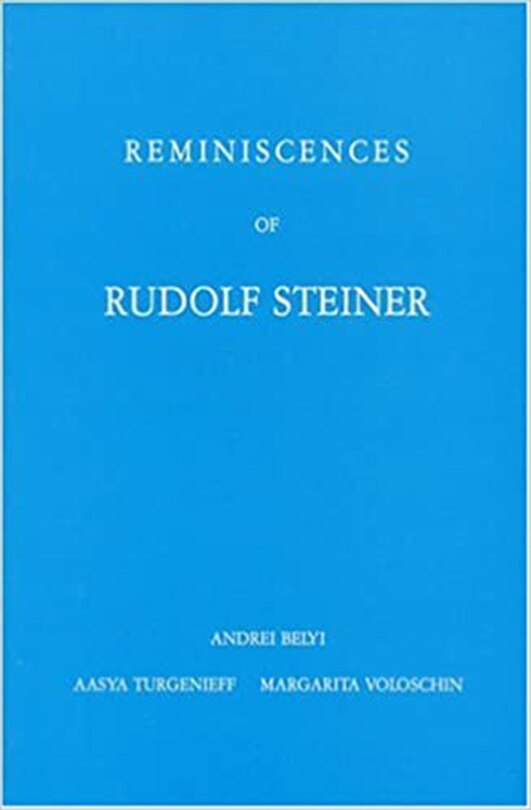 Front cover_Reminiscences of Rudolf Steiner