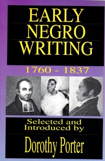 Front cover_Early Negro Writing
