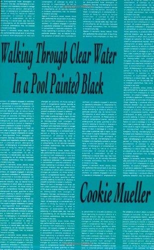 Walking Through Clear Water In A Pool Painted Black