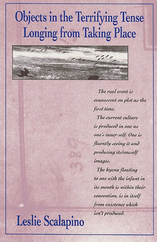 Front cover_Objects in a Terrifying Tense / Longing from Taking Place