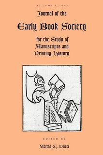 Couverture_Journal of the Early Book Society Vol 5