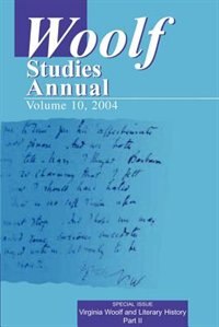 Couverture_Woolf Studies Annual Volume 10