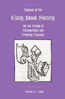 Front cover_Journal of the Early Book Society Vol 7