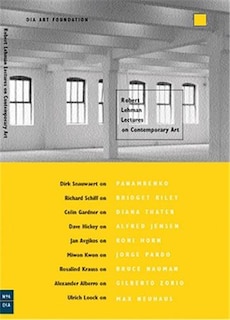 Front cover_Robert Lehman Lectures On Contemporary Art No. 4