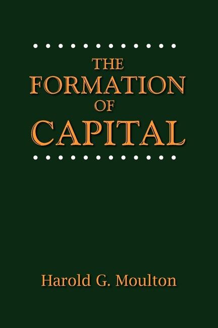 Front cover_The Formation of Capital
