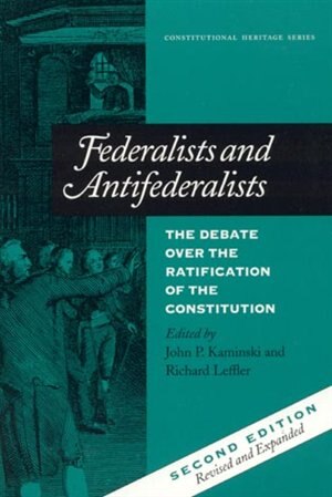 Front cover_Federalists and Antifederalists