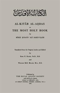 Front cover_Al-Kitab Al-Aqdas or The Most Holy Book