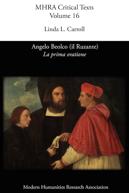 Front cover_Angelo Beolco (il Ruzante), La prima oratione