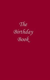 Couverture_The Birthday Book - Dark Red