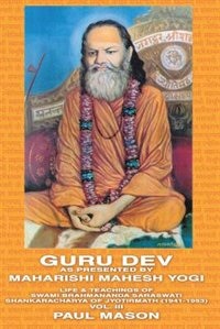 Front cover_Guru Dev as Presented by Maharishi Mahesh Yogi