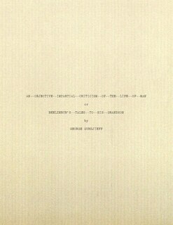 Front cover_Beelzebub's Tales to His Grandson