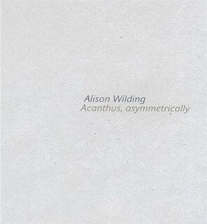 Front cover_Alison Wilding: Acanthus Asymmetrically