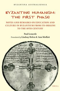 Front cover_Byzantine Humanism: The First Phase