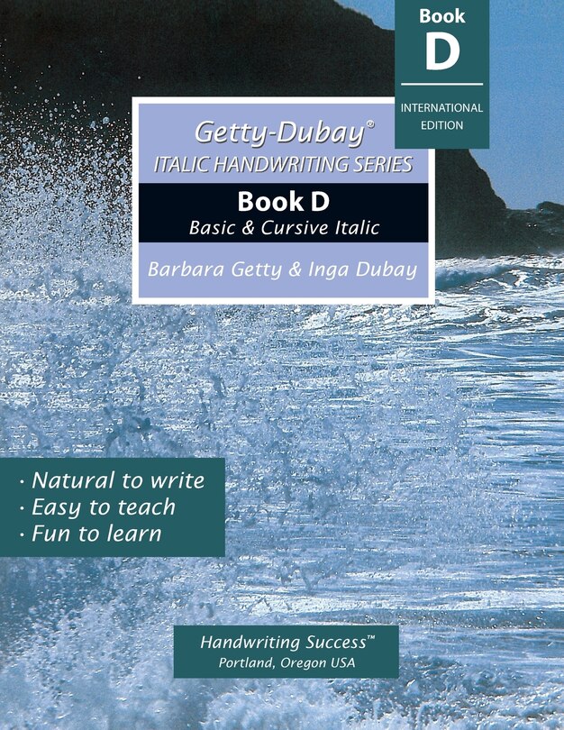 Front cover_Getty-dubay Italic Handwriting Series