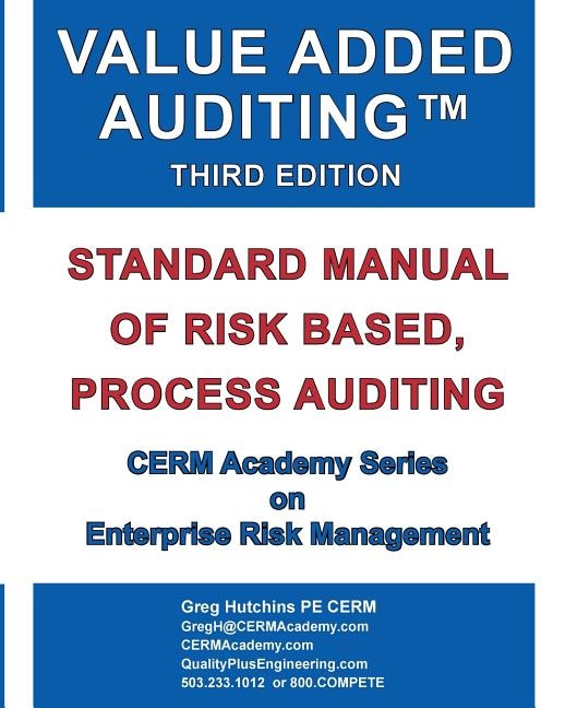 Front cover_Value Added Auditing Third Edition
