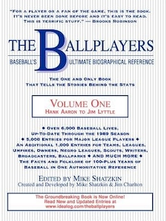 Front cover_The Ballplayers, Hank Aaron to Jim Lyttle