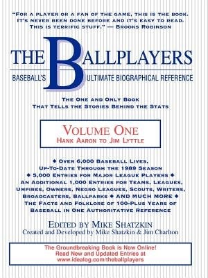 Front cover_The Ballplayers, Hank Aaron to Jim Lyttle