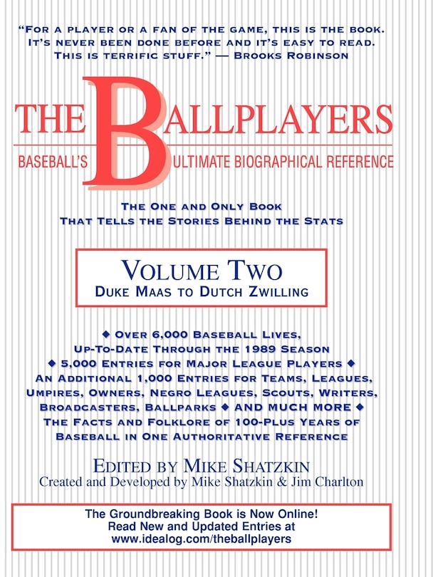 Couverture_The Ballplayers: Duke Maas to Dutch Zwilling