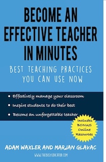 Front cover_Become An Effective Teacher In Minutes