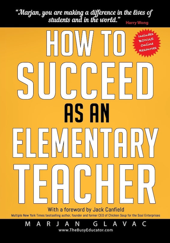 Front cover_How To Succeed As An Elementary Teacher
