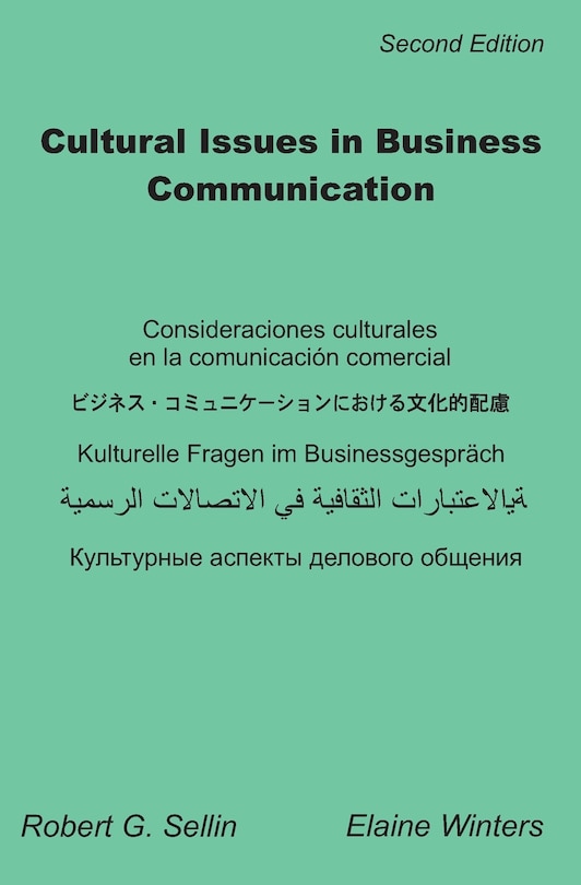Front cover_Cultural Issues in Business Communication