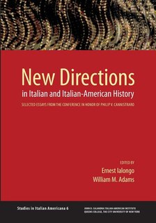 Front cover_New Directions in Italian and Italian American History
