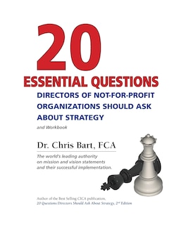 Couverture_20 Essential Questions Directors of Not-For-Profit Organizations Should Ask about Strategy