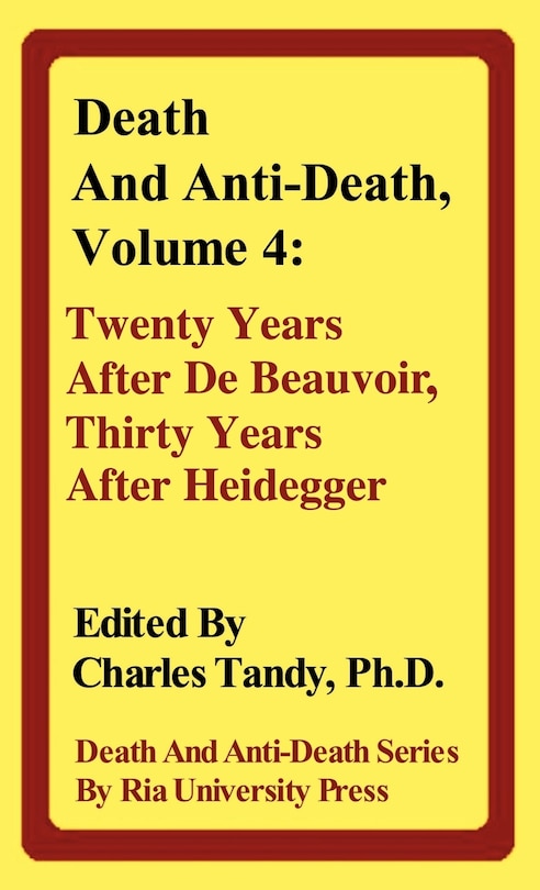 Couverture_Death and Anti-Death, Volume 4