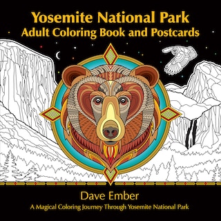 Front cover_Yosemite National Park Adult Coloring Book and Postcards